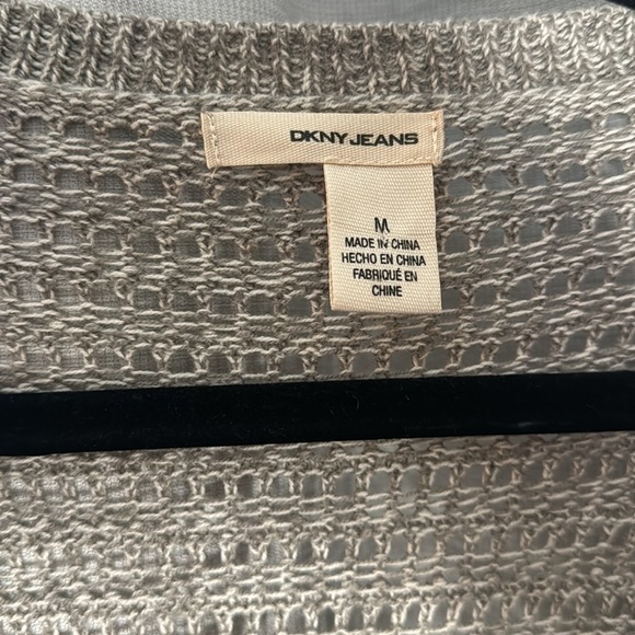 DKNY JEANS 3/4 SLEEVE KNIT CARDIGAN (M) - Picture 4 of 6